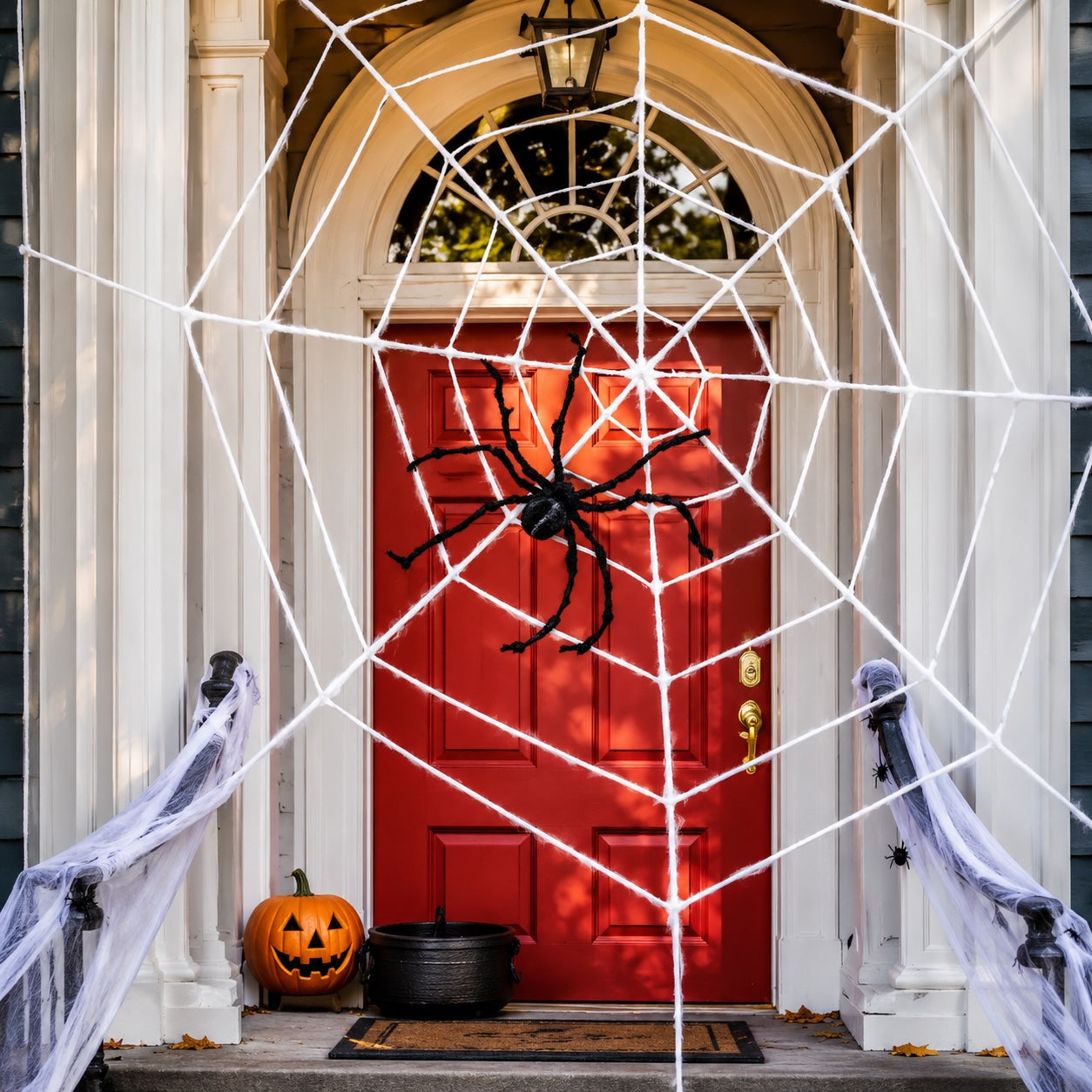 🕷️ Toile d’Araignée Halloween Extensible