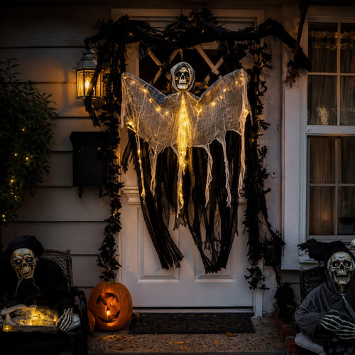 👻 Fantôme Squelette Halloween LED