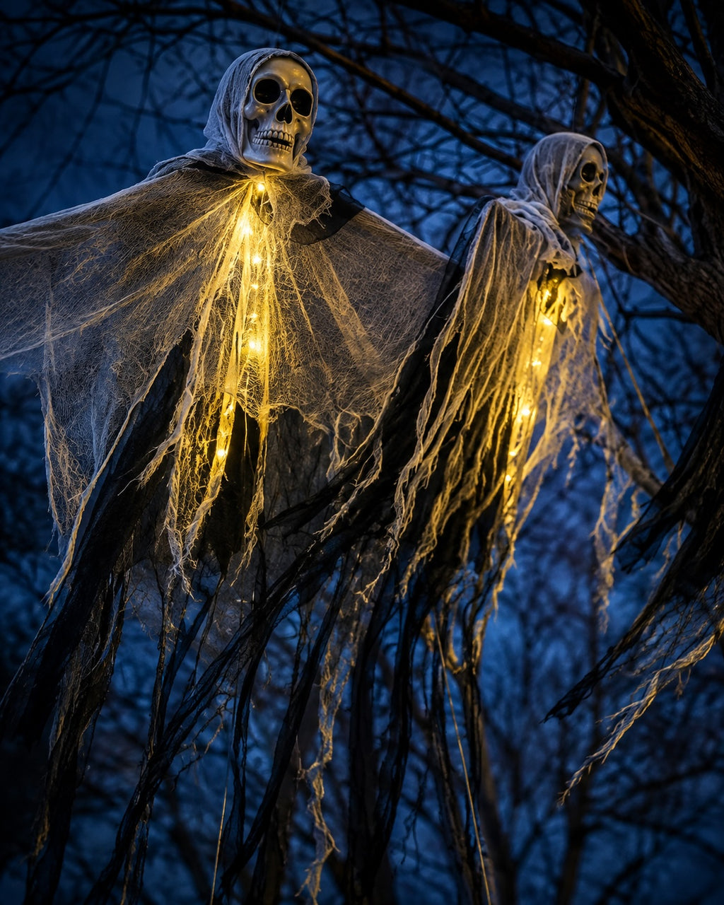 👻 Fantôme Squelette Halloween LED