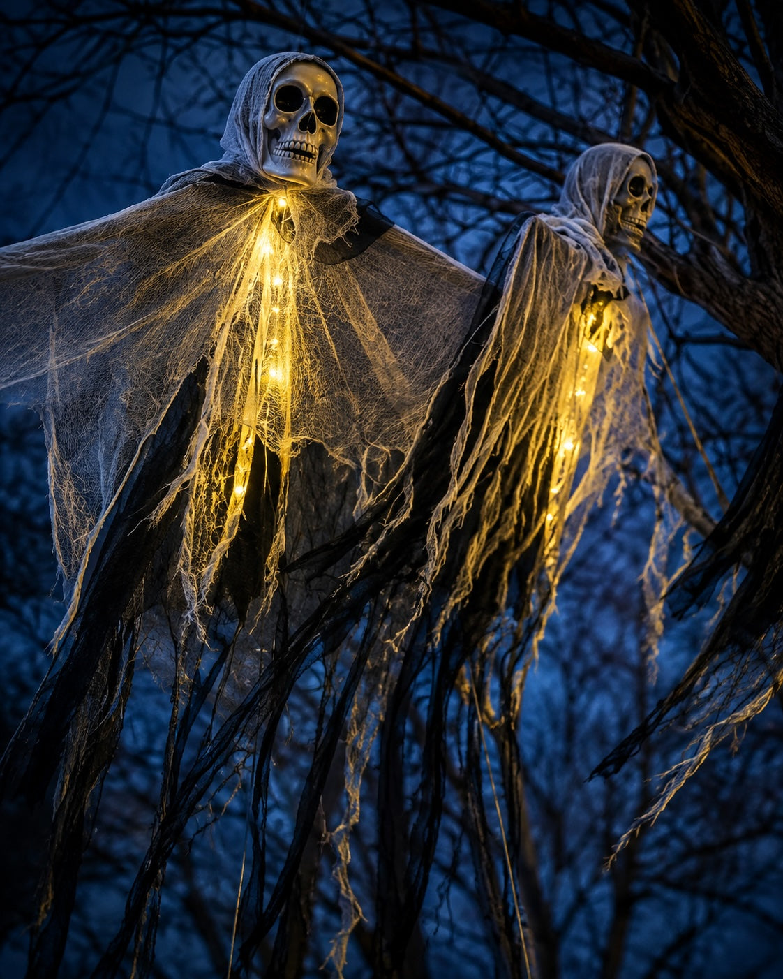 👻 Fantôme Squelette Halloween LED