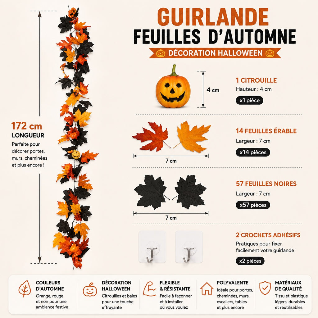 🍂 Guirlande Halloween