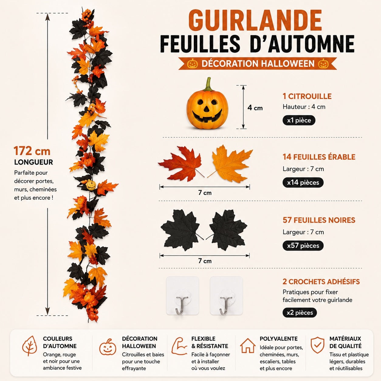 🍂 Guirlande Halloween