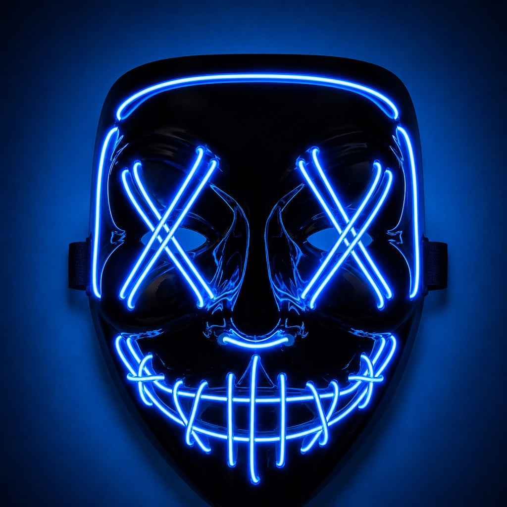 🔮Masques LED néon - sans fil