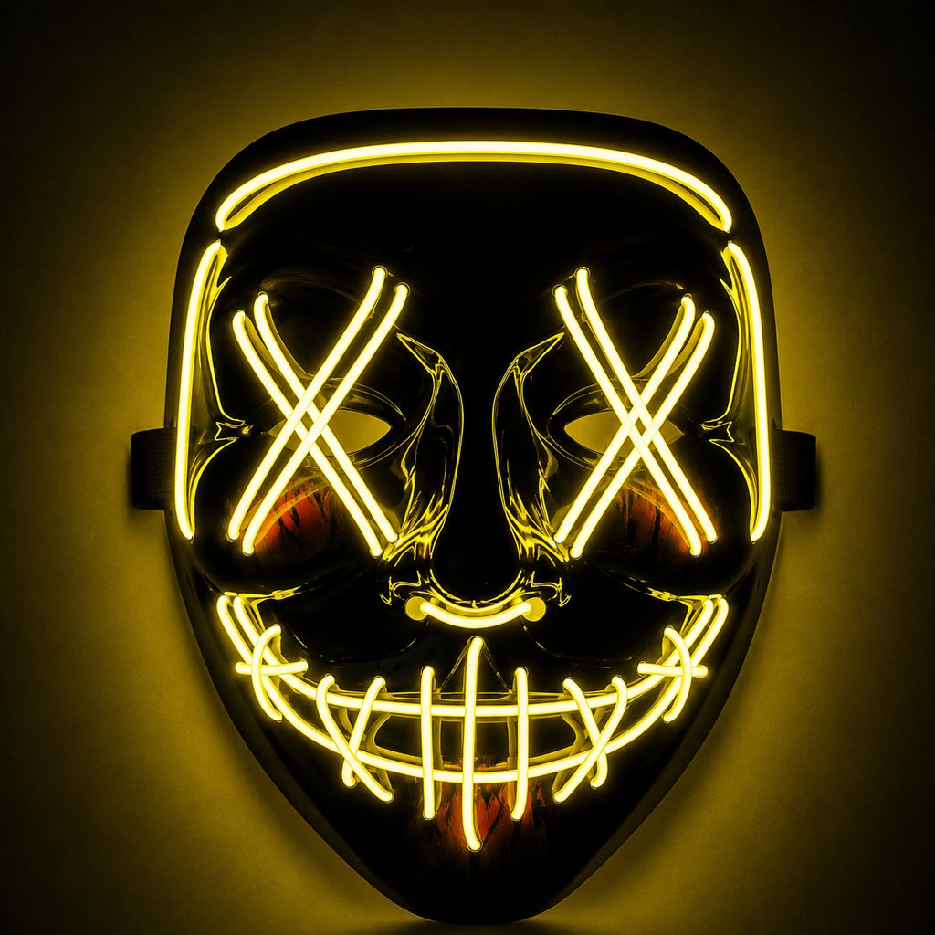 🔮Masques LED néon - sans fil