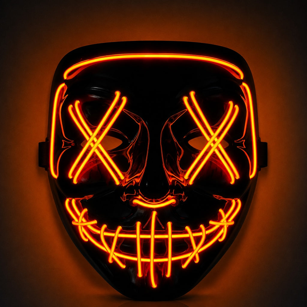 🔮Masques LED néon - sans fil