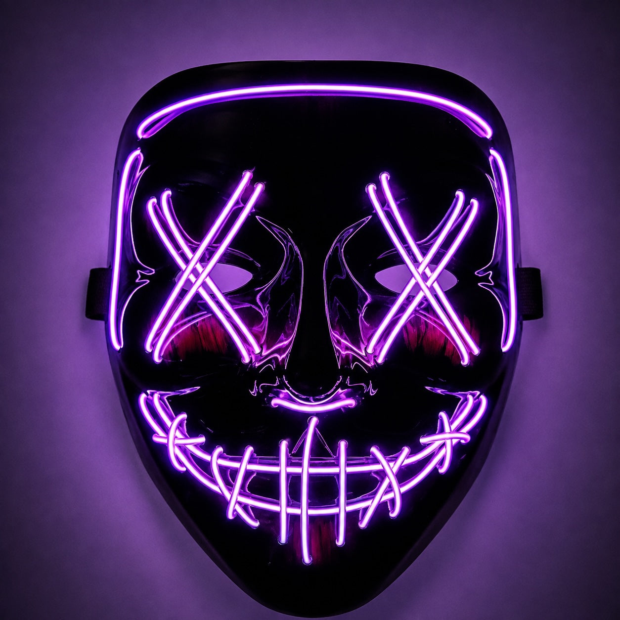 🔮Masques LED néon - sans fil